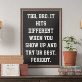 Middelbare School Classroom Decor Class Slang Poster