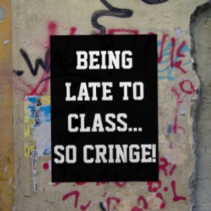 Middelbare School Classroom Decor Slang Class Poster