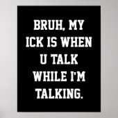 Middelbare School Classroom Decor Slang Poster (Voorkant)