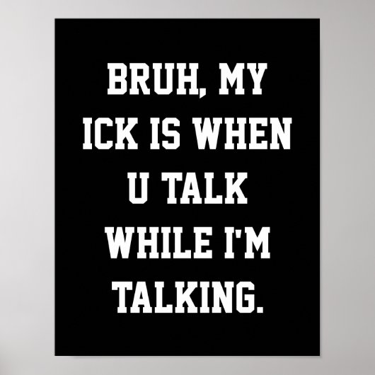 Middelbare School Classroom Decor Slang Poster (Voorkant)