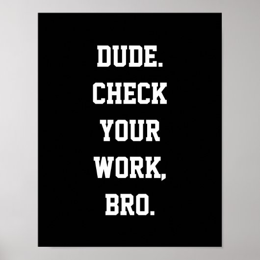 Middelbare School Classroom Decor Slang Poster (Voorkant)