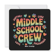 Middelbare School Crew  Docent Student Gift