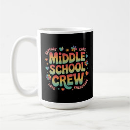 Middelbare School Crew  Docent Student Gift Koffiemok