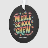 Middelbare School Crew  Docent Student Gift Ornament (voorkant)