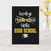 Middelbare School Diploma Afstuderen Middelbare Sc Kaart (Gele Bloem)