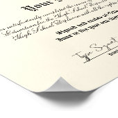 Middelbare school diploma, thuisschool, algemeen e poster (Hoek)