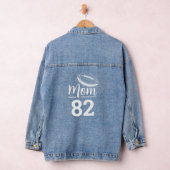 Middelbare School Football Moeder Denim Jacket (Hangar)