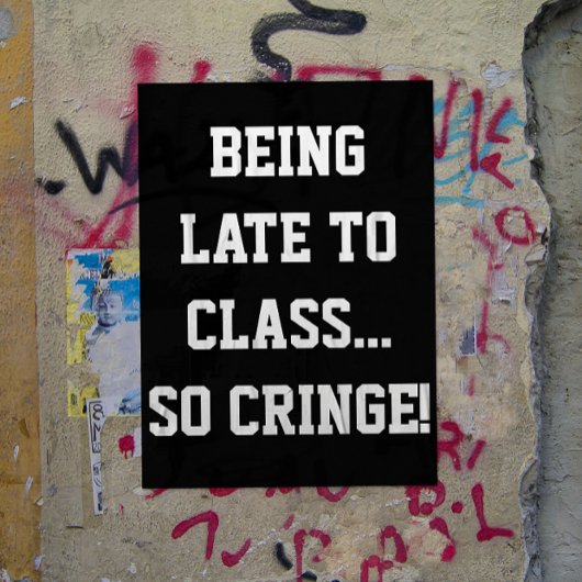 Middelbare School Klaslokaal Decor Foto Afdruk