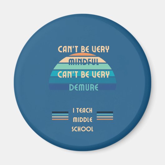 Middelbare school leraar magneet (Voorkant)