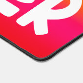 Middelbare School Leraar Tekstontwerp Sinaasappel  Bureaumat (Hoek)