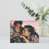 middelbare school liefhebbers van liefje sparen d save the date (Staand voorkant)