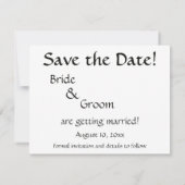 middelbare school liefhebbers van liefje sparen d save the date (Achterkant)