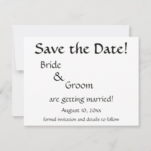 middelbare school liefhebbers van liefje sparen d save the date (Achterkant)