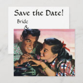 middelbare school liefhebbers van liefje sparen d save the date (Voorkant / Achterkant)