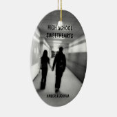 Middelbare school lieverds keramisch ornament (Rechts)