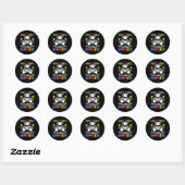 Middelbare school niveau compleet Afstuderen CL 20 Ronde Sticker (Vel)