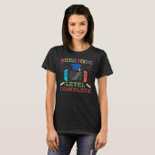 Middelbare school niveau Compleet Afstuderen Senio T-shirt (Voorkant volledig)