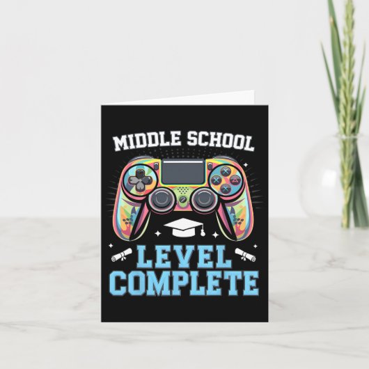 Middelbare school niveau compleet laatste dag van kaart (Voorkant)