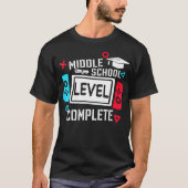 Middelbare school niveau compleet van 2024 Afstude T-shirt (Voorkant)