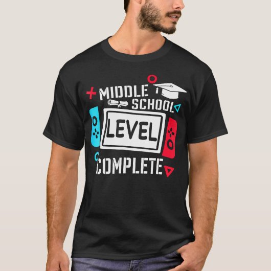 Middelbare school niveau compleet van 2024 Afstude T-shirt (Voorkant)