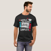 Middelbare school niveau compleet van 2024 Afstude T-shirt (Voorkant volledig)