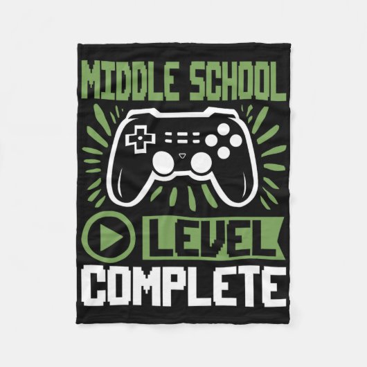 Middelbare school niveau Complete Gamer Cl Van 202 Fleece Deken (Voorkant)