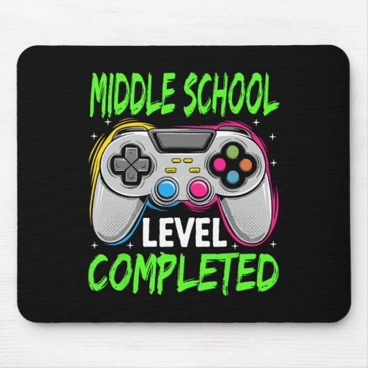 Middelbare school niveau complete gamer Cl van 202 Muismat (Voorkant)