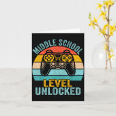 Middelbare school niveau ontgrendeld retro videoga kaart (Gele Bloem)