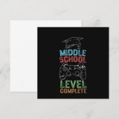 Middelbare School Niveau Voltooid Kaart (Voorkant / Achterkant)