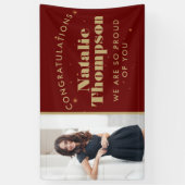 Middelbare school of hogeschool afstuderen Geperso Spandoek (Verticaal)