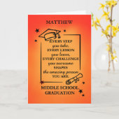 Middelbare School Personaliseer Afstuderen Inspire Kaart (Gele Bloem)