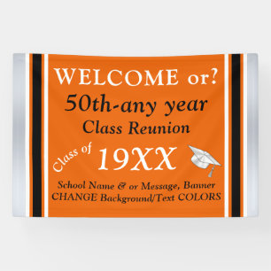 Middelbare school reünie banners, volledig , spandoek