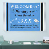 Middelbare school reünie banners, volledig , spandoek (Beurs)