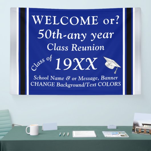Middelbare school reünie banners, volledig , spandoek (Beurs)