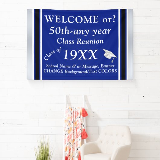Middelbare school reünie banners, volledig , spandoek (Insitu)