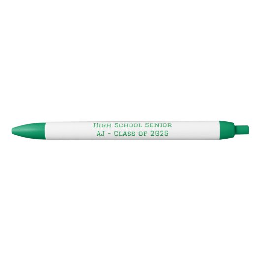 Middelbare School Senior Custom Name Pen (Voorkant)
