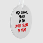 Middelbare school Senior Zombie Joke Ornament (voorkant)