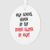 Middelbare school Senior Zombie Joke Ornament (voorkant)