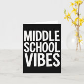 Middelbare school sfeer kaart (Gele Bloem)