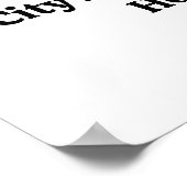 middelbare school sportspeler nummer 10 fotocollag poster (Hoek)