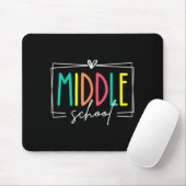 Middelbare school squad leraar droomteam student muismat (Met muis)