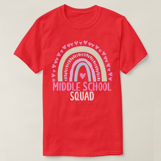 Middelbare School Squad Party Matching Vrouwen App T-shirt (Design voorkant)