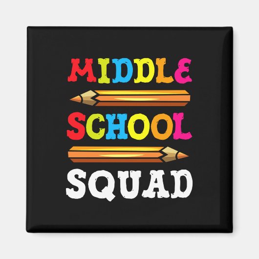 Middelbare school squad terug naar school leraar s magneet (Voorkant)