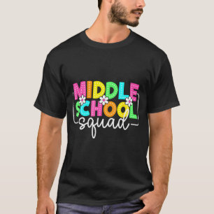 Middelbare school squad terug naar school leraren t-shirt