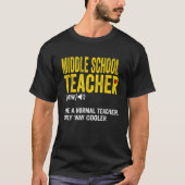 Middelbare School Teacher Definition T Shirt (Voorkant)