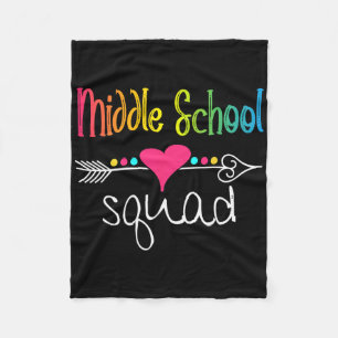 Middelbare School Team Docent Student Team Ck Naar Fleece Deken