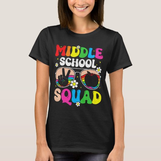 Middelbare school team middelste docenten studente t-shirt (Voorkant)