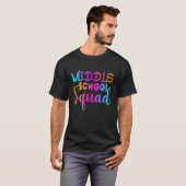 Middelbare School Team Terug Naar School Leraar S T-shirt (Voorkant volledig)