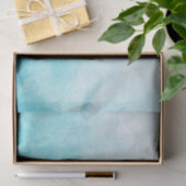 Middelblauwe waterverf tissuepapier (Geschenk)