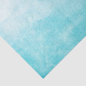 Middelblauwe waterverf tissuepapier (Detail)